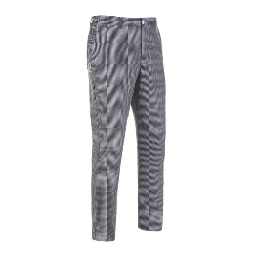 Spodnie kucharskie SLIM FIT pepita