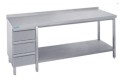 Stół do pracy z półką i blokiem 3 szuflad 1400x600x850 Rilling