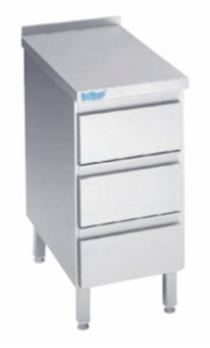 Blok 3 szuflad 400x700x850 Rilling