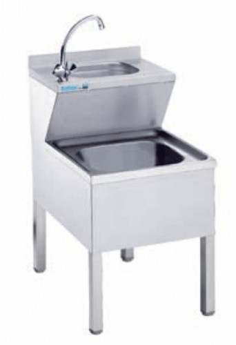 Zlew porządkowy z umywalką 500x700x850 Rilling