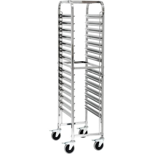 Wózek transportowy ze stali nierdzewnej, 14x GN 1/1, Stalgast