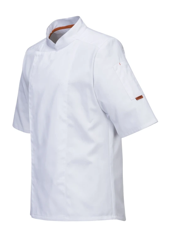 Bluza szefa kuchni MeshAir Pro biała krótki rękaw