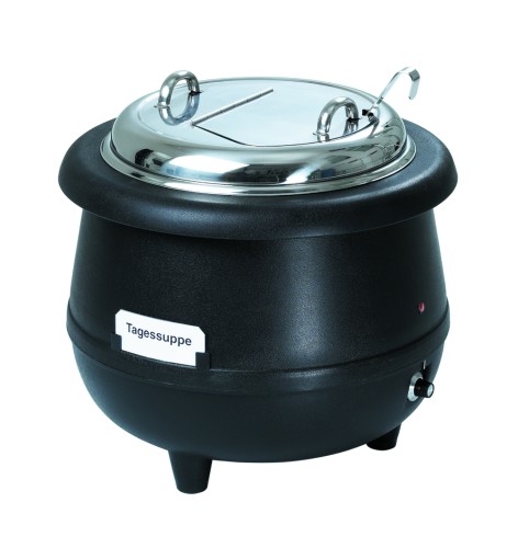 Garnek do zupy Gourmet 10L czarny