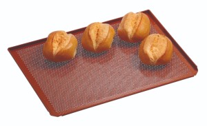 Blacha do pieczenia, perforowana z powłoką silikonową  433x333-SI