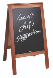 Tablica na menu “Bartscher Bistro“