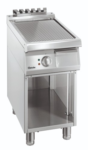 Płyta grillowa 700, szer400,ryflowaną