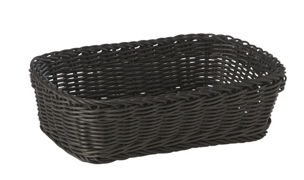 Koszyk PROFI LINE prostokątny, czarny 26,5x19 cm