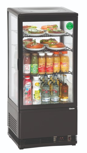 Witryna chłodnicza Mini 78L, czarna