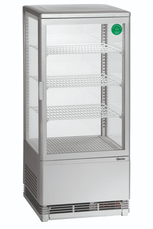 Witryna chłodnicza Mini 78L, srebrna