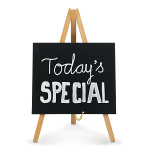 Zestaw tablic sztalugowych mini z lakierowanego drewna bukowego (3 sztuki)