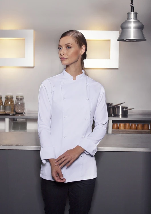 Bluza kucharska Chef Jacket BASIC (biała, unisex)