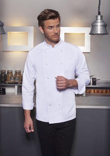 Bluza kucharska Chef Jacket BASIC II (biała, unisex)