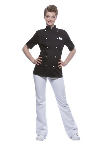 Damska bluza kucharska PAULINE czarna