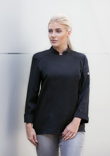 Damska bluza kucharska NAOMI czarna