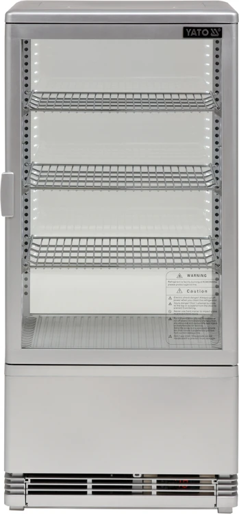 Witryna chłodnicza 78l 42x38x96 srebrna