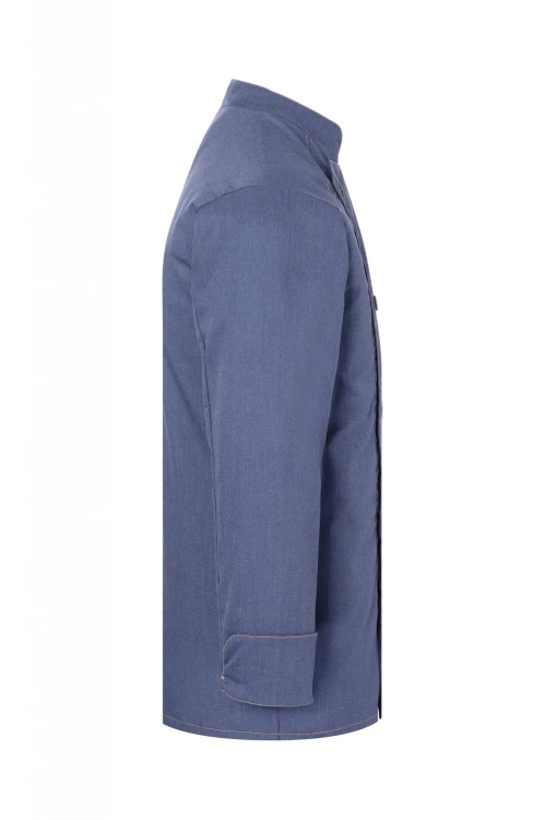 Męska bluza kucharska JEANS-STYLE  niebieska (vintage blue)