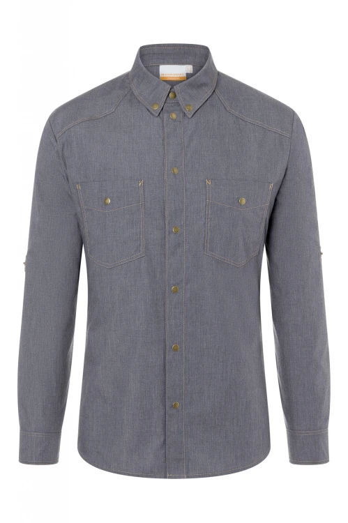 Męska bluza kucharska JEANS-STYLE New York czarna