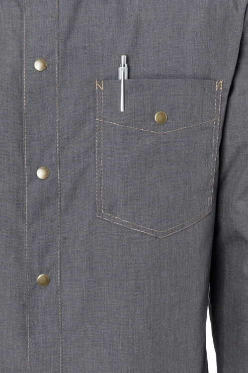 Męska bluza kucharska JEANS-STYLE New York czarna