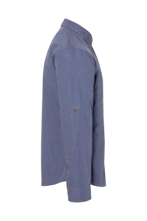 Męska bluza kucharska JEANS-STYLE New York niebieska