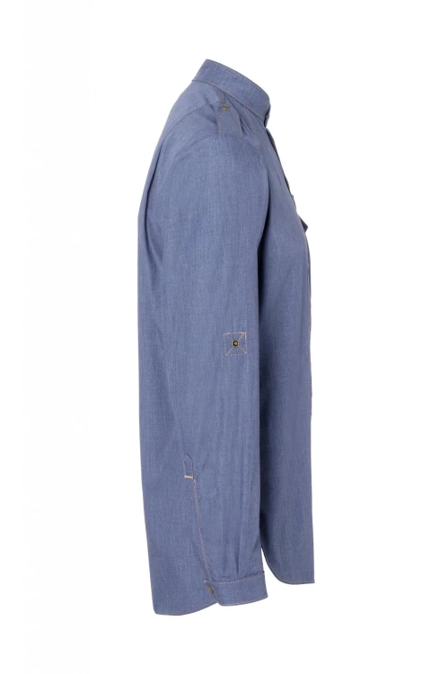 Męska bluza kucharska JEANS-STYLE California niebieska