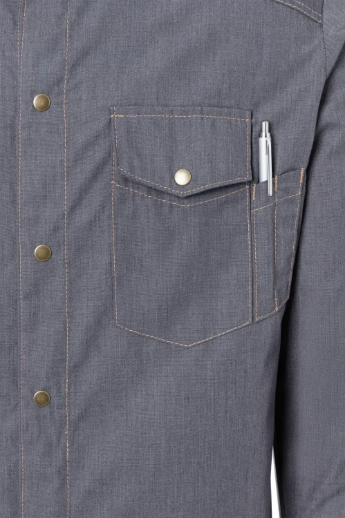 Męska bluza kucharska JEANS-STYLE California czarna