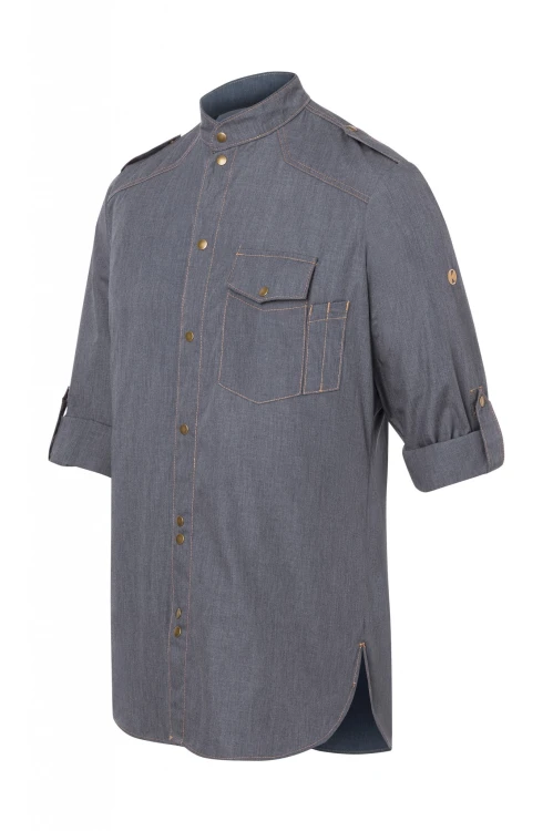 Męska bluza kucharska JEANS-STYLE California czarna