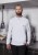 Bluza kucharska UNISEX Short-Sleeve Throw-Over Chef Shirt BASIC biała