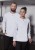 Bluza kucharska UNISEX Short-Sleeve Throw-Over Chef Shirt BASIC biała
