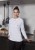 Bluza kucharska UNISEX Short-Sleeve Throw-Over Chef Shirt BASIC biała