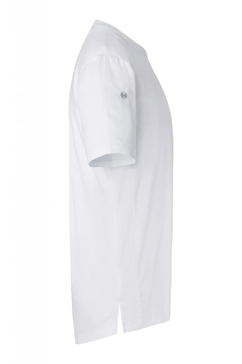 T-shirt kucharski UNISEX Short-Sleeve Work Shirt PERFORMANCE biały