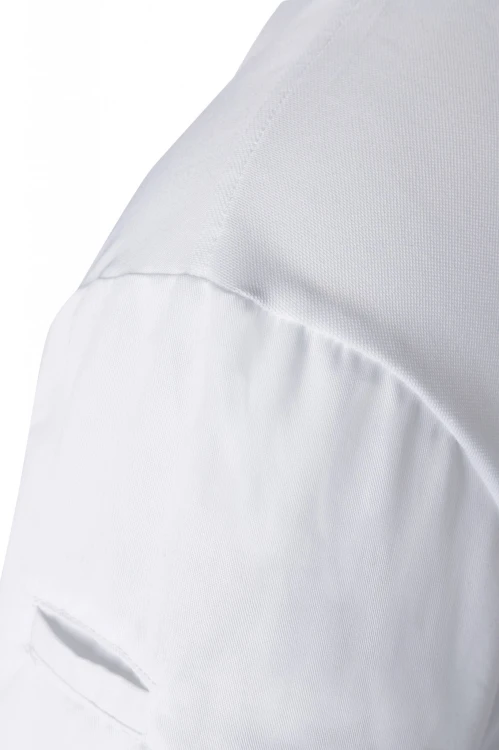 T-shirt kucharski UNISEX Short-Sleeve Work Shirt PERFORMANCE biały