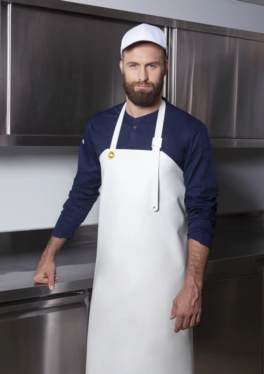 Fartuch wodoodporny Bib Apron IRLAND, biały, 90x115 cm