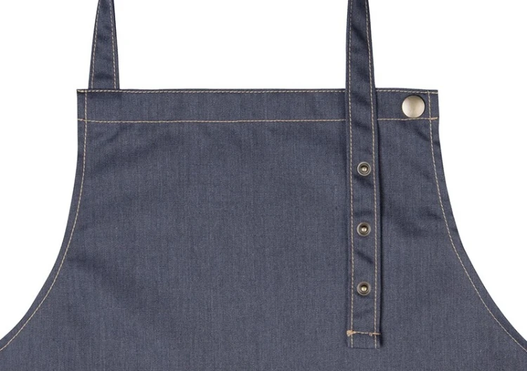 Fartuch jeansowy Bib Apron JEANS-STYLE (kolor vintage black)