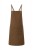 Fartuch Bib Apron URBAN-NATURE (z paskiem na krzyż i dużą kieszenią; kolor: cinnamon)