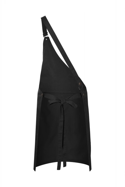 Fartuch asymetryczny Bib Apron CLASSIC with Pocket (kolor: black)