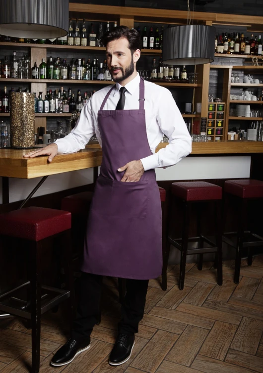 Fartuch Bib Apron BASIC with Buckle and Pocket (21 kolorów)