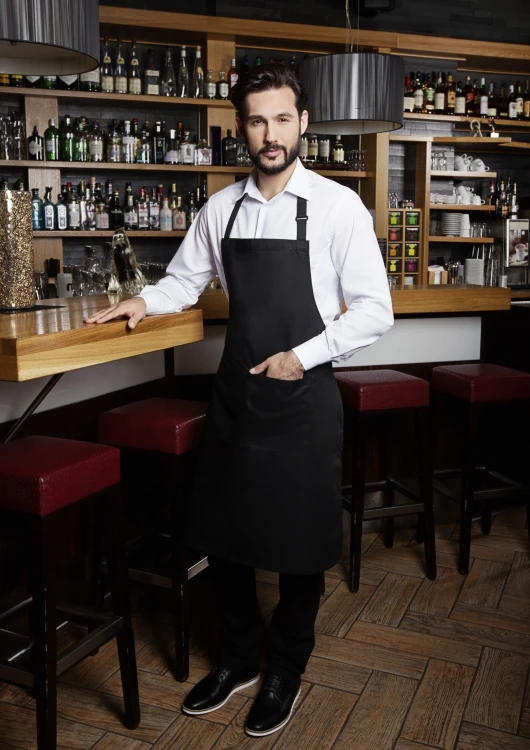 Fartuch Bib Apron BASIC with Buckle and Pocket (21 kolorów)