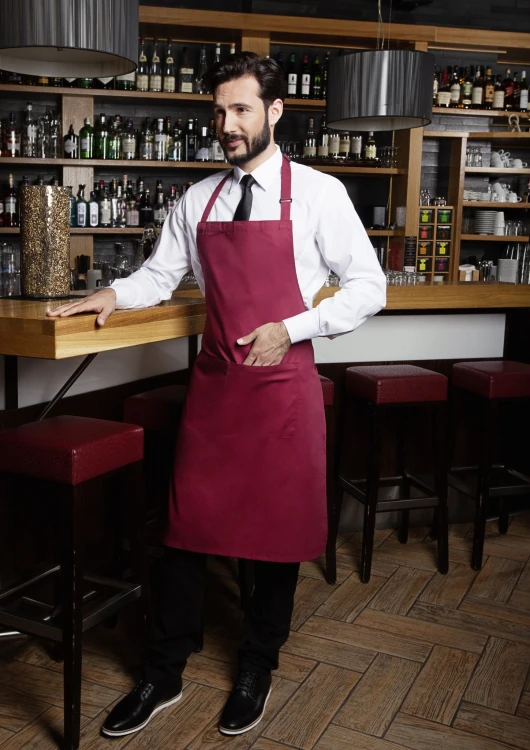 Fartuch Bib Apron BASIC with Buckle and Pocket (21 kolorów)