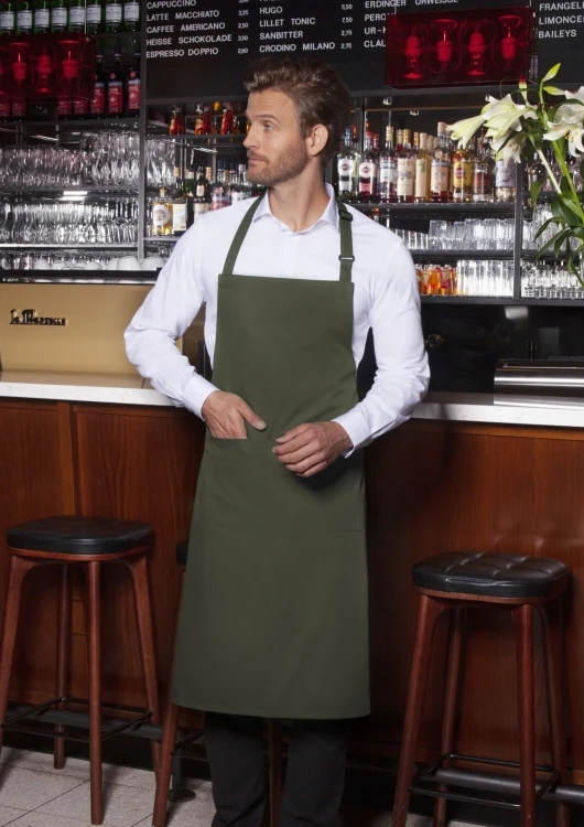 Fartuch Bib Apron BASIC with Buckle and Pocket (21 kolorów)