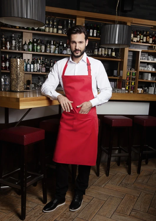 Fartuch Bib Apron BASIC with Buckle and Pocket (21 kolorów)