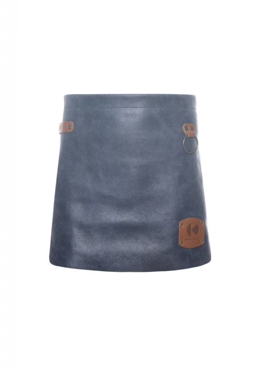 Ekskluzywna, skórzana zapaska Leather Waist Apron (59x40 cm; kolor: atramentowy)
