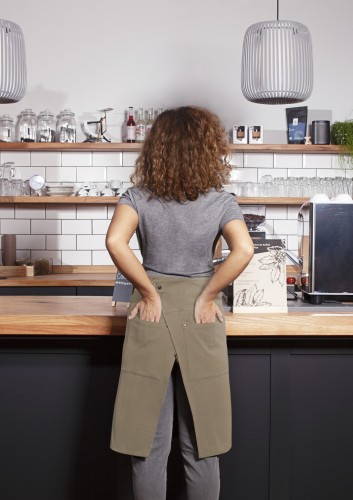 EKO zapaska Waist Apron GREEN-GENERATION from Recycled Plastic (kolor: pebble grey)