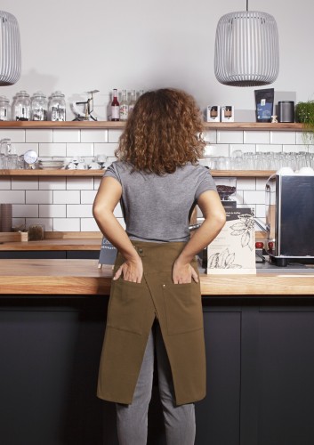 EKO zapaska Waist Apron GREEN-GENERATION from Recycled Plastic (kolor: cinnamon)