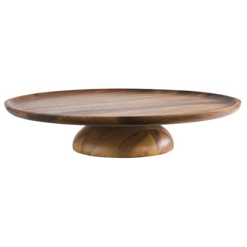 Patera drewniana Ø38,5cm H8cm AKACJA