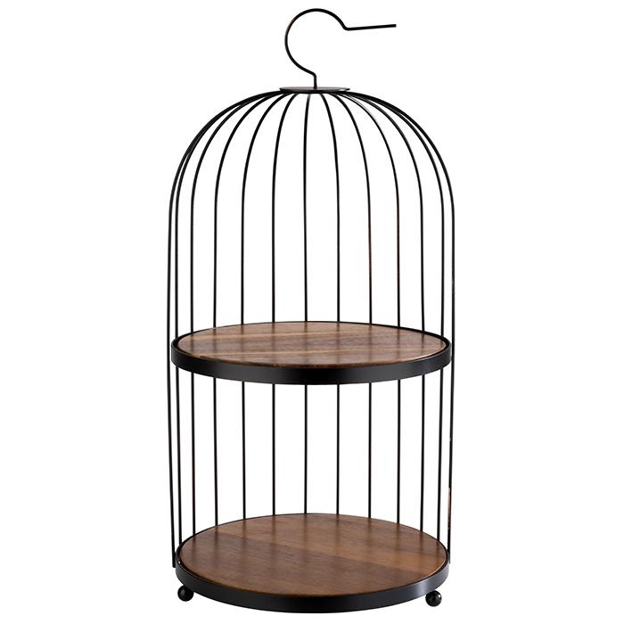 Stojak bufetowy klatka Ø26cm H54cm AKACJA