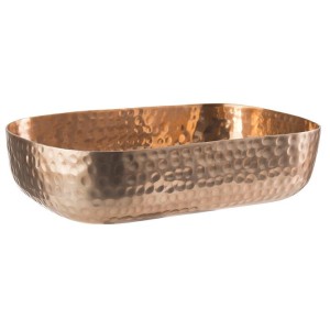 Miseczka 23x15,5cm H6cm miedź