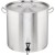 Garnek wysoki z kranem stalowy Ø400 mm 50.3l