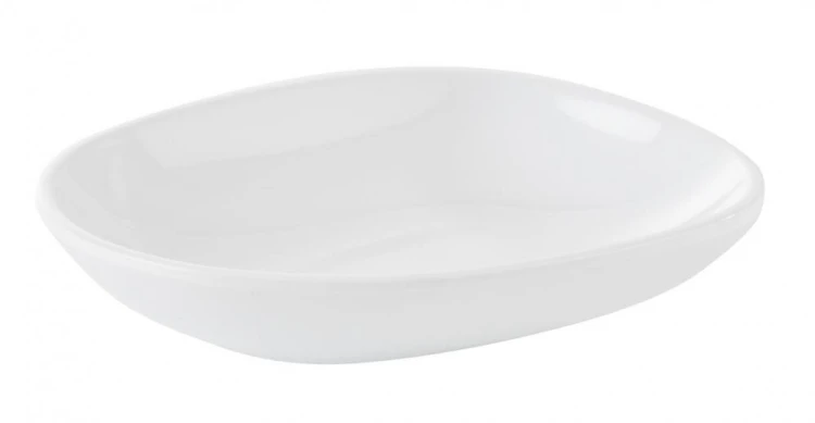 Mini talerzyk biały 10,5x8,5cm - 20szt.