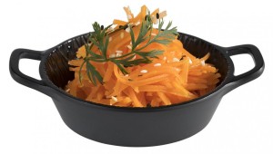 Miseczka z uchwytami MINI czarna 8,5cm