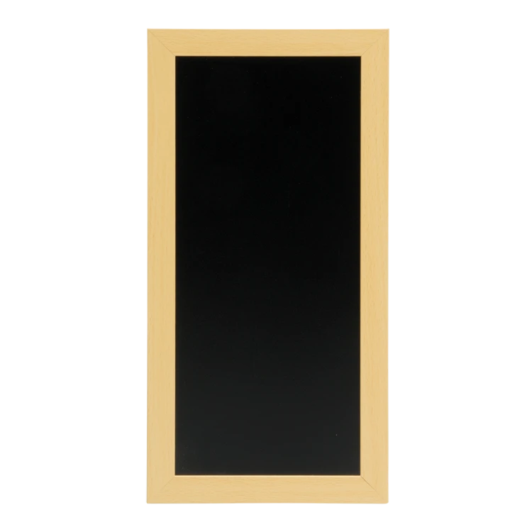 TABLICA KREDOWA W JASNEJ, DREWNIANEJ RAMIE 40X20X1CM